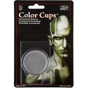 Кремовый грим Mehron Color Cups Silver 12 г (CCC-S) (764294502090) лучшая модель в Ровно