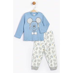 Пижама (футболка с длинным рукавом + штаны) Disney Mickey Mouse MC16191 92 см Голубая (8691109860774) в Ровно