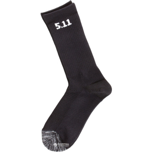 Шкарпетки тактичні 5.11 Tactical 6 Socks - 3 Pack 50078 One Size Black (2000980241286) в Рівному