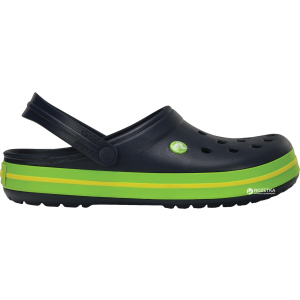 Кроки Crocs Jibbitz Crocband 11016-40I-M9/W11 42-43 26.3 см Сині із зеленим (8873509352954) в Рівному