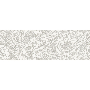 Декор Opoczno White Inserto Flower белый 250x750 (091606)