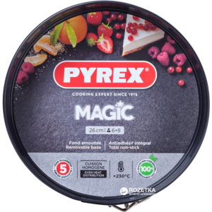 Форма кругла для випічки з роз'ємною чашею Pyrex Magic26 см Кругла Чорна (MG26BS6) ТОП в Рівному