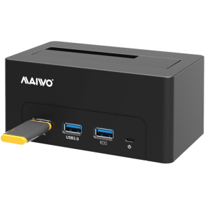 Док-станція Maiwo для HDD 2.5"/3.5" SATA/SSD + 3хUSB 3.0 (K308H) в Рівному