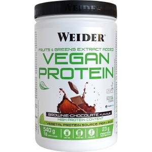 Протеин Weider Vegan Protein 540 г Brownie-Chocolate (8414192309315) лучшая модель в Ровно