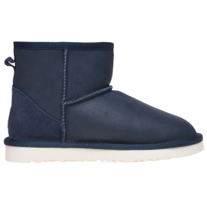 Угги UGG Classic Mini Leather Navy W 117011 38 Темно-синие в Ровно