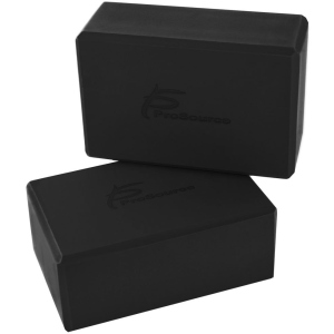 Блок для йоги ProSource Foam Yoga Blocks 2 шт Черный (ps-2403-blocks-black) (810244020593) в Ровно