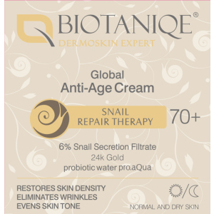 Крем проти зморшок Maurisse Snail Repair Therapy Global Anti-Age, що відновлює 70+ день/ніч 50 мл (5902853040385) в Рівному