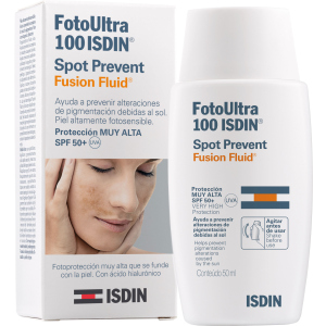 Флюїд Isdin Foto Ultra Spot Prevent / Fusion Fluid SPF 50+ 50 мл (8470001631688) рейтинг