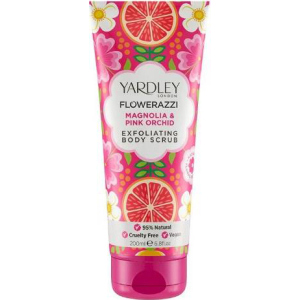 Скраб для тіла Yardley Flowerazzi Magnolia &amp; Pink Orchid Exfoliating Body Scrub 200 мл (5056179300675) в Рівному