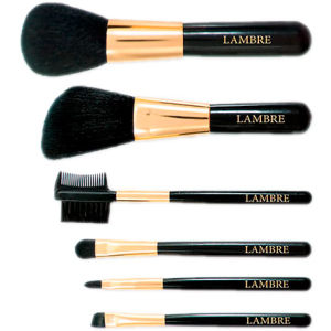 Набор из 6 кистей Lambre Brush Set для макияжа в футляре (3760106022388) ТОП в Ровно