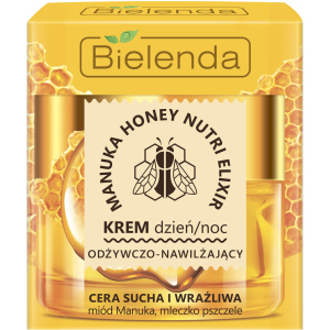 Питательный и увлажняющий крем Bielenda Manuka Honey для сухой и чувствительной кожи 50 мл (5902169032890) лучшая модель в Ровно