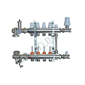 Колектор для теплої підлоги Icma A2K0113 на 6 контурів A2K0113-6 ТОП в Рівному