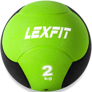 Медбол USA Style LEXFIT d 22 см Зеленый (LMB-8002-2)