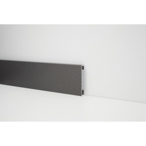 Дизайнерський прямокутний плінтус Profilpas Metal line 89 висота 60 мм колір антик (Metal Line 89/6 G)