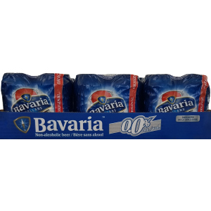 Упаковка пива Bavaria світле відфільтроване 0.0 % 0.33 л x 24 шт (8714800035347)