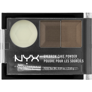 Тени и воск для бровей NYX Professional Makeup Eyebrow Cake Powder 05 Brunette 2.64 г (800897138554)