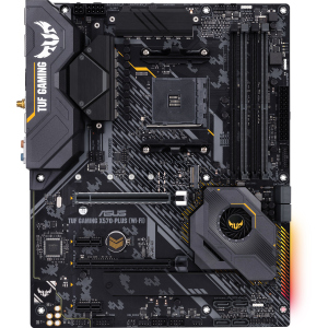 Материнская плата Asus TUF Gaming X570-Plus (WI-FI) (sAM4, AMD X570, PCI-Ex16) надежный