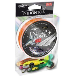 Шнур Mikado Nihonto Fine Braid 150 м 0.35 мм 33.40 кг Orange (Z19O-035)