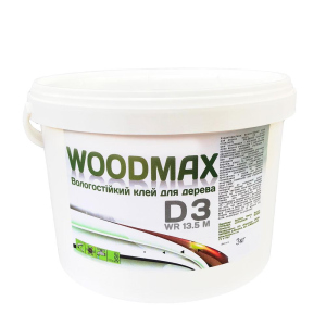 Вологостійкий клей для дерева D3 Himdecor WOODMAX 3 кг в Ровно