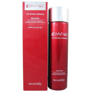 хорошая модель Эмульсия для лица Secret Key Syn-Ake Anti Wrinkle & Whitening Emulsion со змеиным пептидом 150 мл (8809305991288)