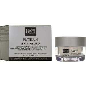 Крем MartiDerm Platinum Gf Vital Age Cream для нормальной и комбинированной кожи 50 мл (8437000435419) лучшая модель в Ровно