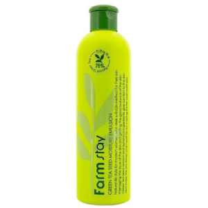 Освіжаюча емульсія для обличчя FarmStay Green Tea Seed Moisture Emulsion із зеленим чаєм 300 мл (8809469770484) ТОП в Рівному