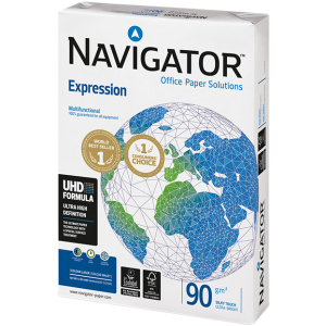 Папір Navigator Expression А4 90 г/м² клас А 500 аркушів Білий (5602024005013) краща модель в Рівному