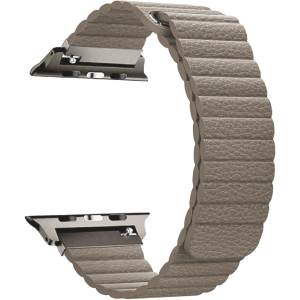 Ремінець Promate Lavish-38 для Apple Watch 38-40 мм 1/2/3/4/5/6/SE Beige (lavish-38.beige) ТОП в Рівному