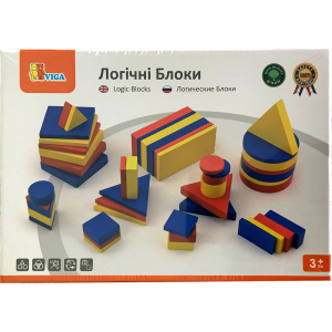 Навчальний набір Viga Toys Логічні блоки Дьєнеша (56164U) в Рівному