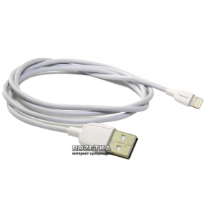 Кабель синхронизации JCPAL MFI USB to Lightning для Apple iPhone 1 м White (JCP6022) лучшая модель в Ровно