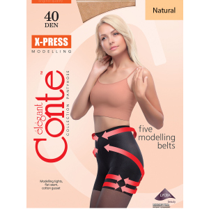 купить Колготки Conte X-press 40 Den 5 р Natural -4810226007853