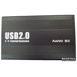 Внешний карман Maiwo для HDD 3.5" SATA USB 2.0 Black (K3502-U2S) ТОП в Ровно