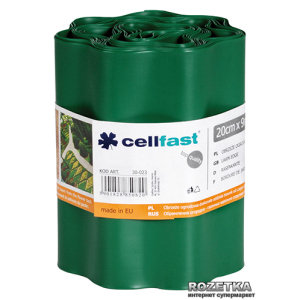 Бордюр газон Cellfast 20х900 см Темно-зелений (30-023H) в Рівному