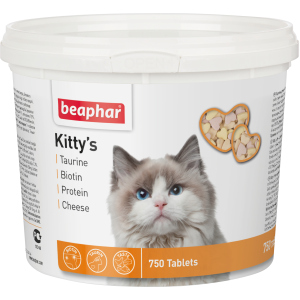 Витаминизированное лакомство Beaphar Kittys Mix для кошек 750 таб (12595) (8711231125951)