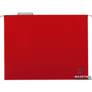 Подвесной файл Buromax А4, пластиковый 12 шт Красный (BM.3360-05) ТОП в Ровно