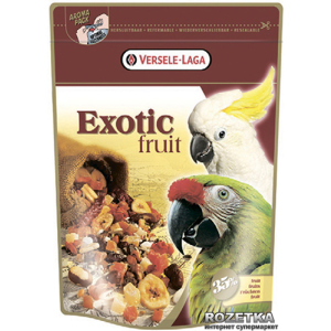 Корм для крупных попугаев Versele-Laga Prestige Exotic Fruit зерновая смесь 0.6 кг (5410340217818) ТОП в Ровно