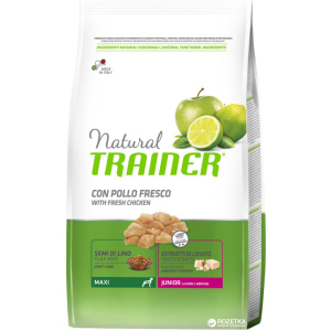 Сухий корм Trainer Natural Super Premium Junior Maxi для юніорів великих та гігантських порід від 9 місяців до 2 років 3 кг (8015699006945) ТОП в Рівному