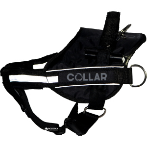 купити Шлейка Collar DogExtremе Police N1 зі змінним написом 35-45 см Чорна (07041)