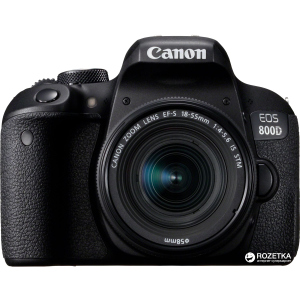 Фотоаппарат Canon EOS 800D 18-55mm IS STM Black (1895C019) Официальная гарантия! в Ровно