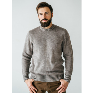 Джемпер Garrt 81KW0021GR90 S Melange Crewneck Сірий в Рівному