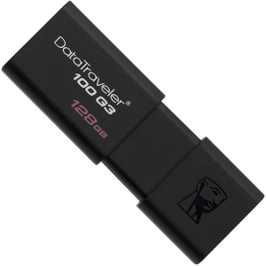 Kingston DataTraveler 100 G3 128GB USB 3.0 Black (DT100G3/128GB) ТОП в Рівному