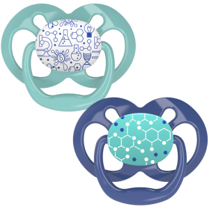Пустышка Dr. Brown's Advantage Голубая химия 6-12 месяцев 2 шт (PA22002-INTLX) в Ровно