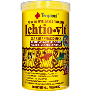 Корм Tropical Ichtio-vit для акваріумних риб у пластівцях 1 л (5900469770061) краща модель в Рівному