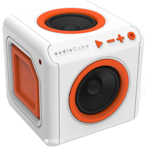 Акустична система Allocacoc audioCube Portable White/Orange (3902/EUACPT) краща модель в Рівному