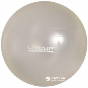 Фітбол LiveUp Gym Ball 75 см Gray (LS3221-75g) краща модель в Рівному