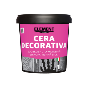 Декоративний воск CERA DECORATIVA ELEMENT DECOR 1 л ТОП в Ровно