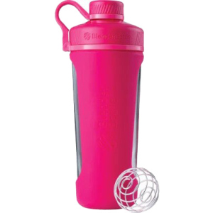 Шейкер BlenderBottle Radian Glass з кулькою 820 мл Рожевий (Glass_Pink) краща модель в Рівному