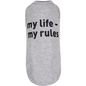 Борцовка Pet Fashion меланж my life - my rules M (4823082414444) надійний