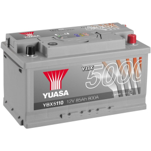 хороша модель Автомобільний акумулятор Yuasa 12V 85Ah Silver High Performance Battery YBX5110 (0) (YBX5110)