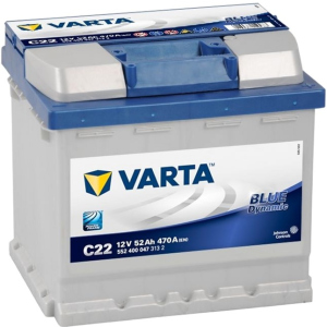 Автомобільний акумулятор Varta Blue Dynamic 52А Єв (-/+) C22 (470EN) (552400047) в Рівному